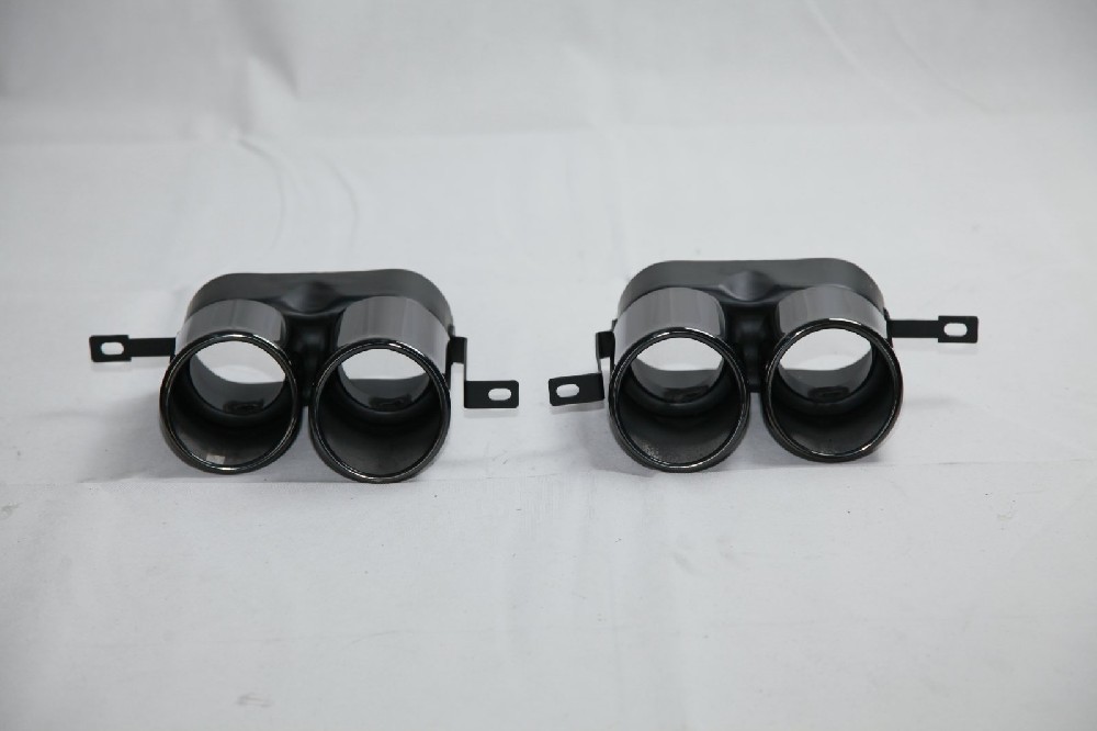 BMW G20 G28 3 Series M3 Style Black Quad Exhaust Tips