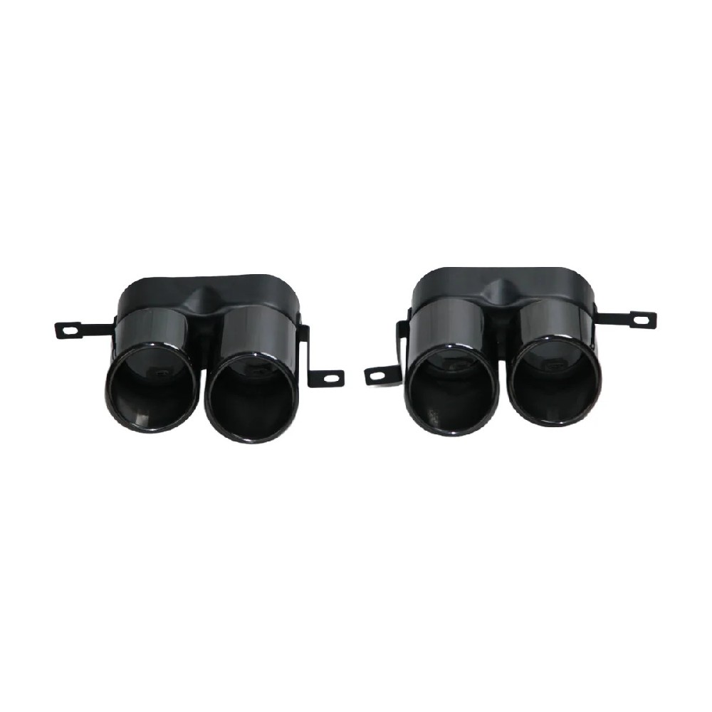 BMW G20 G28 3 Series M3 Style Black Quad Exhaust Tips
