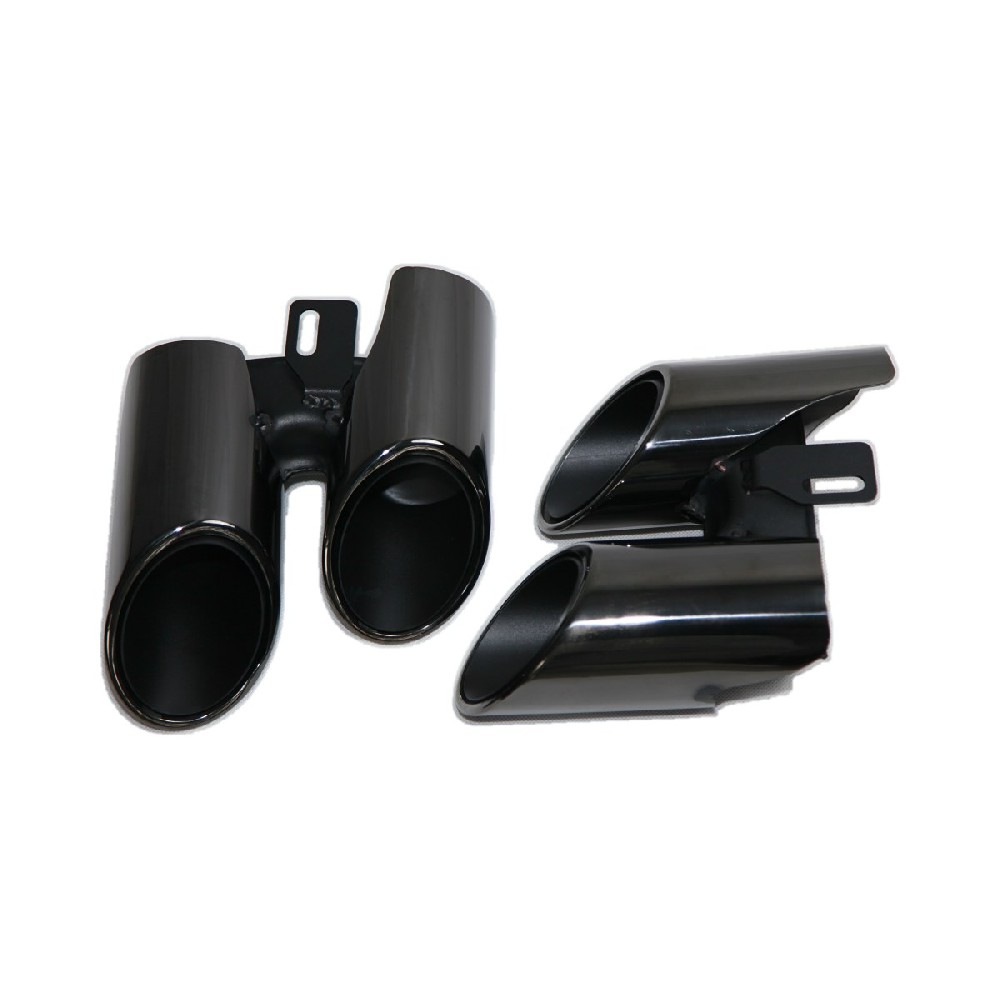 Porsche Panamera 971 Upgrade S Style Split Round Exhaust Tips (2019-2023)